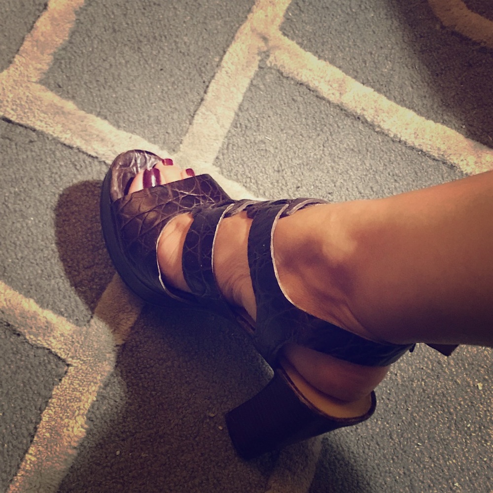 Nine West platform sandals